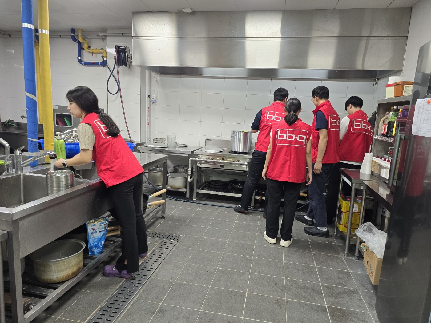 BBQ치킨대학 삼계탕 후원 